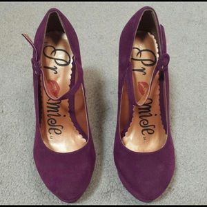 Plum/purple promise heels